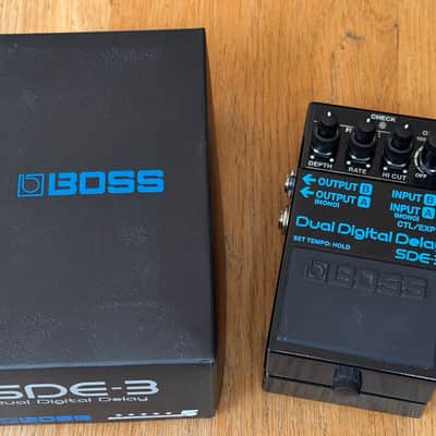 Boss SDE-3 Dual Digital Delay 2024 - Present - Black image 2