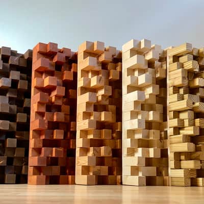 SONIC DIFFUSERS - Natural Wood  -  (2FT x 2FT) image 10