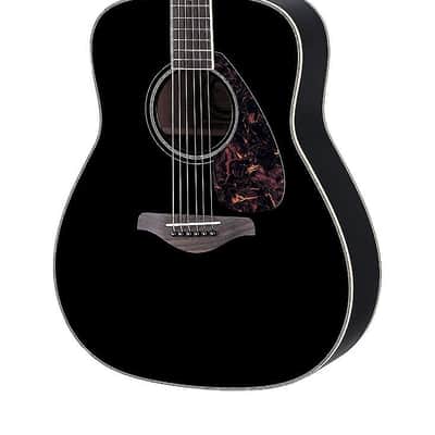 ギター YAMAHA FG720S BL Yamaha FG720S-BL Dreadnought Acoustic Guitar Black | Reverb