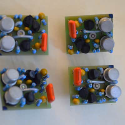 FOUR (4) Neve 438 Discrete Amplifier Boards 70s image 1