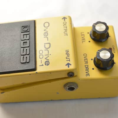 BOSS OD-1 Overdrive NEC C4558C Long Dash Made in Japan 1981 image 7