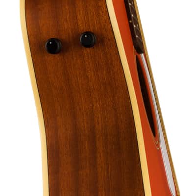Fender Malibu Player Acoustic-Electric Guitar - Fiesta Red image 6