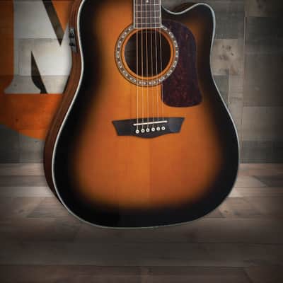 Washburn Heritage 10 Series D10SCE Acoustic-Electric - Tobacco Burst (HD10SCETB-O-U) image 1