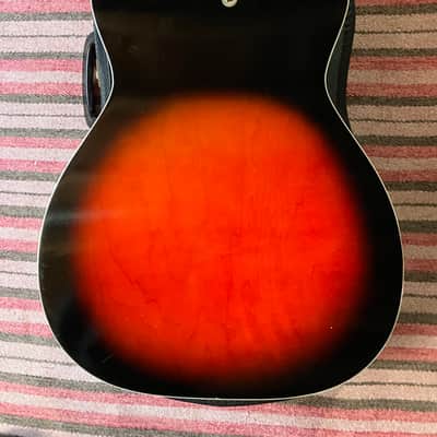 1960's Harmony Holiday H-45 Stratotone Guitar w/Original Case image 15