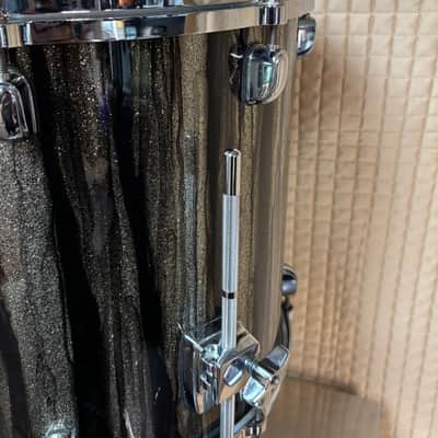 Tama Starclassic Walnut Birch 16” floor tom Black Clouds and Silver Lining 16x14 image 8
