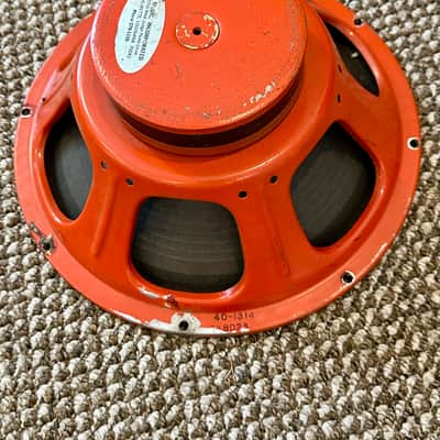 Realistic (Utah) 12” guitar speaker, 60 watt / 8 ohm. Model 40-1314 Vintage ‘60’s-‘70’s - Orange image 3