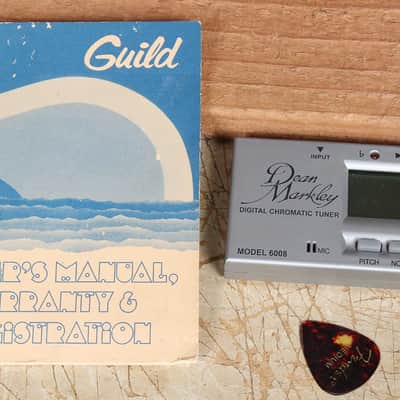 GUILD S60 Rare Vintage SOLID BODY Aged White Mahogany Orig Case + Manual 03430 image 15