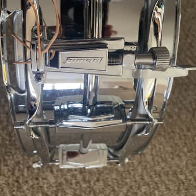 Ludwig LM400 Supraphonic 5x14" 10-Lug Aluminum Snare Drum 1985 - Present - Chrome-Plated image 4