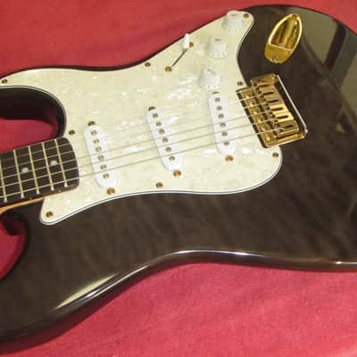 Arbor Strat style guitar 2000's? - Charcoal quilt w/Padded gig bag. image 18