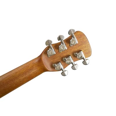 Journey Instruments FR300BE First Class OM Resonator Body Solid African Mahogany Neck 6-String Acoustic-Electric Collapsible Travel Guitar w/Gig Bag image 8