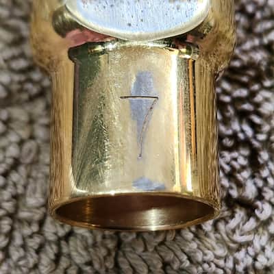 JodyJazz DV7 Tenor Sax Mouthpiece (24kt Goldplated) 2020s USA image 10