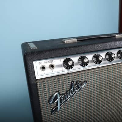 1972 Fender Princeton Reverb Guitar Amplifier Amp Silverface image 6