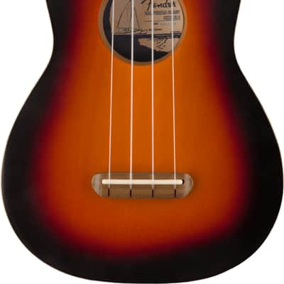 Fender Venice Soprano Ukulele 2-Color Sunburst image 1