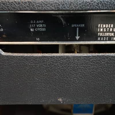 1968 Fender Champ-Amp AA764 "Drip Edge" Silverface Vintage Tube Amplifier – Original Transformer, Original Speaker, Original Fender Cover (From Corona) image 4