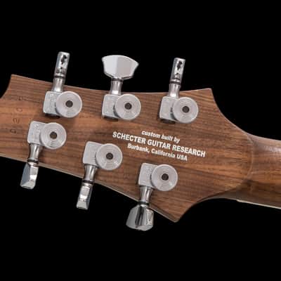 Schecter USA Custom Shop Hellraiser 006 - Oiled Walnut image 21