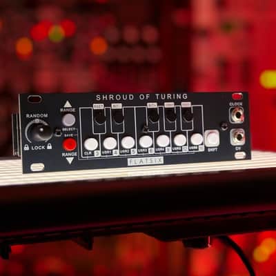 FlatSix Modular Shroud Of Turing (Black) - 1U shift register, quantizing sequencer inspired by the Turing Machine image 3
