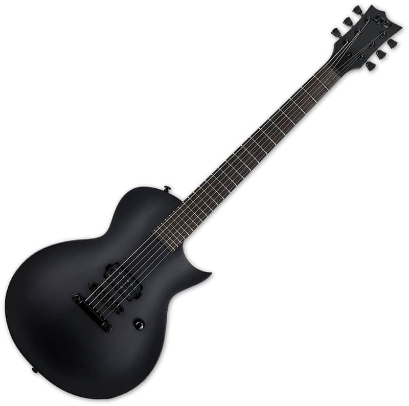 ESP LTD EC-Black Metal Electric Guitar Black Satin B-Stock image 1