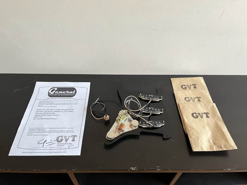 General Vintage Tone - Fully-loaded single-coil Stratocaster pickup / pickguard Late-1961 Heavy Formvar NOS GVT hand-wound pickups - NEW, UNUSED. image 1