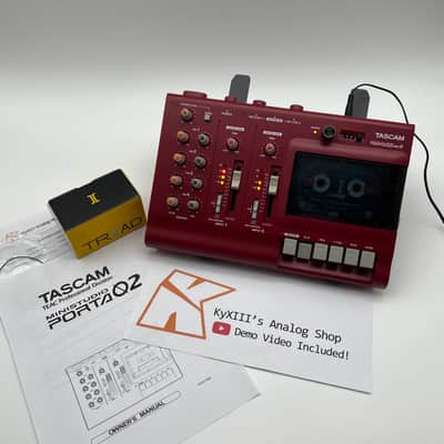 TASCAM Porta 02 MKII Multitrack 4-Track Cassette Recorder {Serviced W/ Pitch Mod} image 1