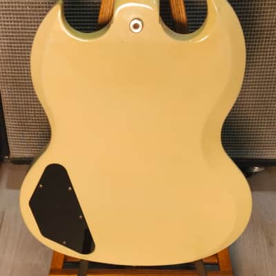 Gibson Custom Shop '61 Les Paul SG Standard Reissue with Vibrola 2007 Polaris White image 12