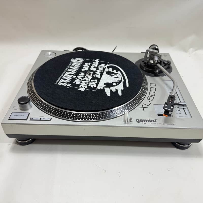 ドラムremake2BOX！【シルバー＆Black】 Gemini XL-500 II 00s - Silver Pro DJ Turntable w/Cartridge | Reverb