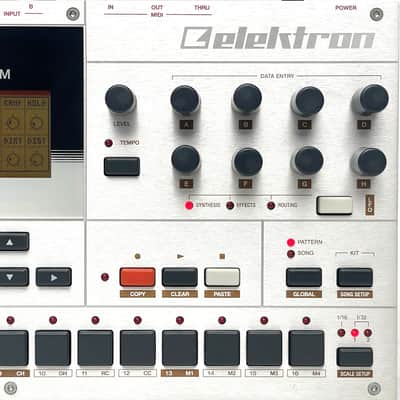 Elektron Machinedrum SPS-1UW MKI w/Power supply Drum Machine 2005 - 2007 - Silver Made in Sweden Worldwide Shipment image 4