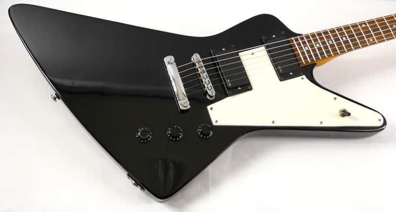 Hamer Slammer Xp 1/Bk Black Electric Guitar W/ Emg's image 1