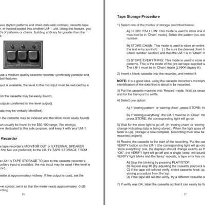 Linn LM-1 Instruction Manual (Rev2/Rev3) image 3