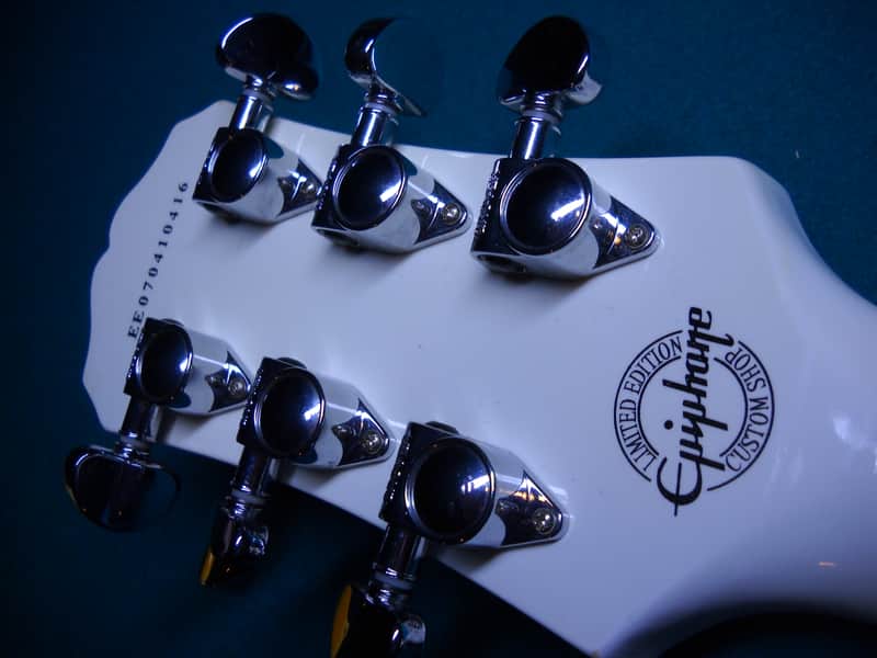 Epiphone SG Limited Edition G-400 Custom Shop White with EMG