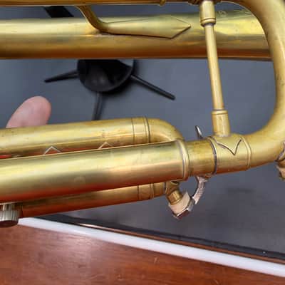 Bach Stradivarius 43* Lightweight Bb Trumpet | 1980 Elkhart | #43 Leadpipe | Raw Brass image 5