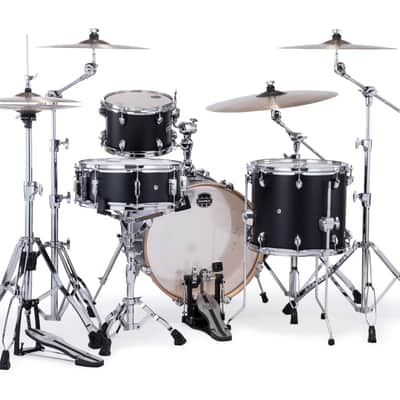 Mapex Mars Maple Matte Black BOP Drums 4pc Shell Pack 18/10/14/14 Kit | NEW | Authorized Dealer image 3