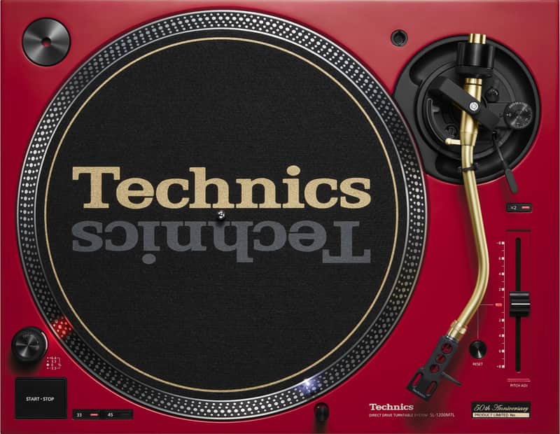 Technics SL-1200M7LPA Turntable - 50th Anniversary Limited-edition Red (SL1200M7LPRd1) image 1