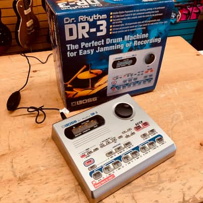 Boss DR-3 Dr. Rhythm Drum Machine w/ Box & Power Supply