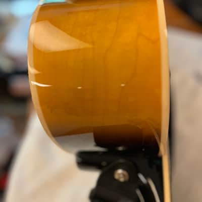Epiphone J-200 12 string acoustic guitar, pickup, case 2021 - sunburst image 16