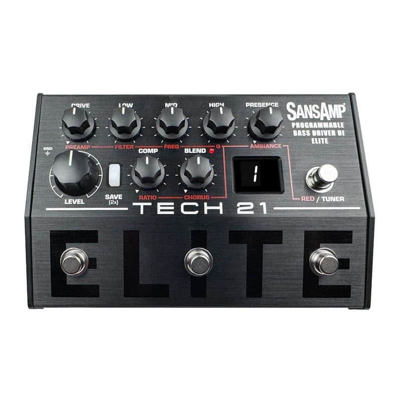 TECH21 SansAmp Programmable Bass Driver ELITE [PBDR-EL] image 1