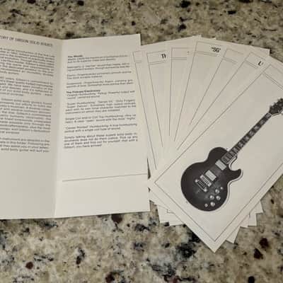 Gibson Pre Owners Manual Solid Body Series 1981 EDS-1275 L-5S Les Paul Deluxe 335-S Deluxe Custom SG Standard image 4