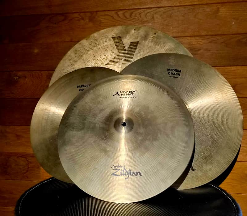 Zildjian K and Avedis set. 20"K, 14" hh, 14", 16" 2000s - Traditional image 1