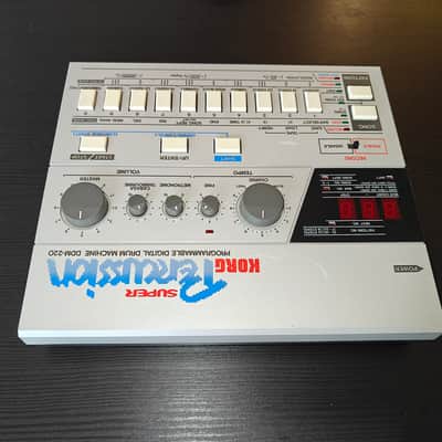 Korg DDM-220 Super Drums Drum Machine 1980s - Black image 11