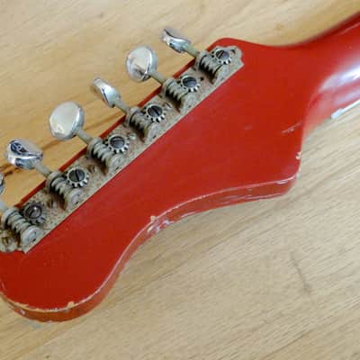1967 Silvertone by Harmony 1488 Silhouette Vintage Guitar DeArmond Gold Foils image 5