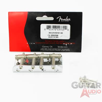 Genuine Fender '58 Reissue Precision/Jazz P/J-Bass Bridge w/Spiral Saddles image 1