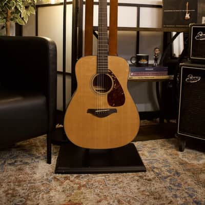 Used Yamaha FG700S Dreadnought Acoustic Guitar, Natural image 1