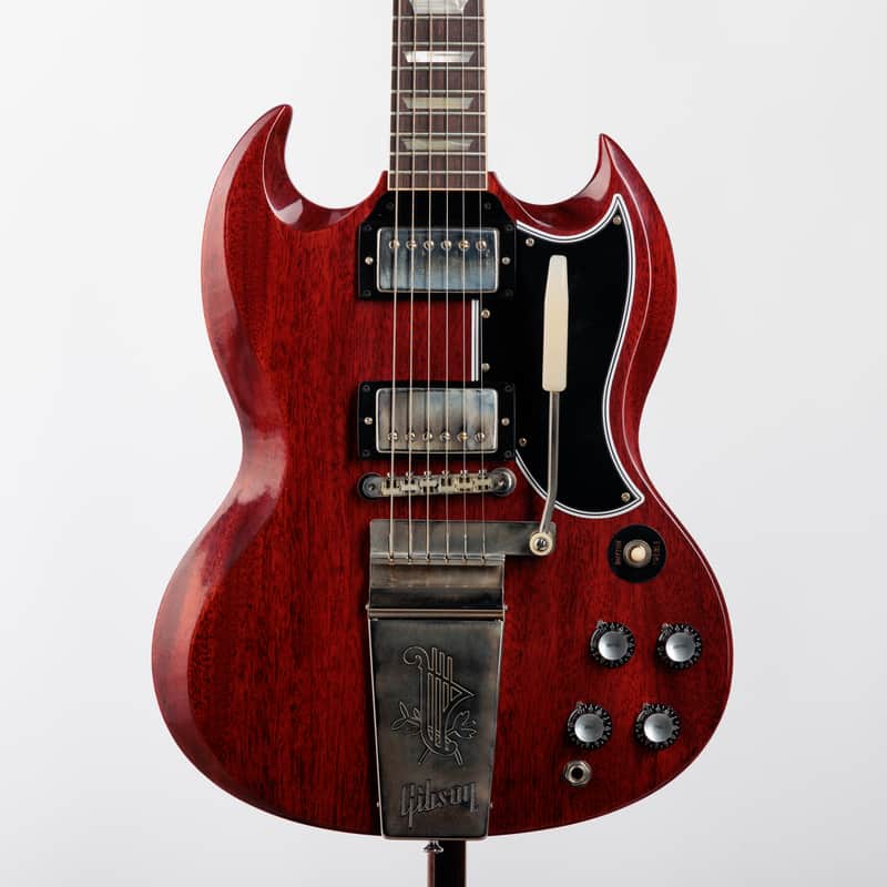 Gibson Custom 1964 SG Standard Reissue w/ Maestro Vibrola VOS, Cherry Red | Demo image 1