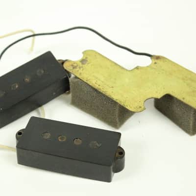 Vintage 1966 Fender Precision BASS Pickups Set HOT 11K 1960's PBass Guitar image 2