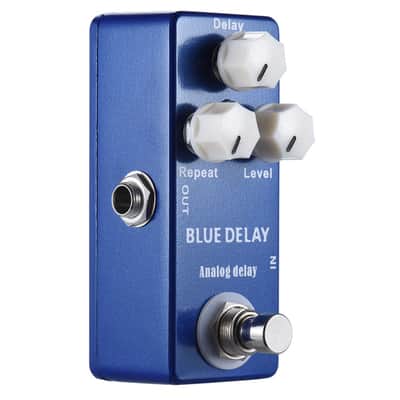 Mosky Blue Delay Analog Delay Guitar Effect Pedal. FREE PICKS + HOLDER+ FREE SHIP USA image 7