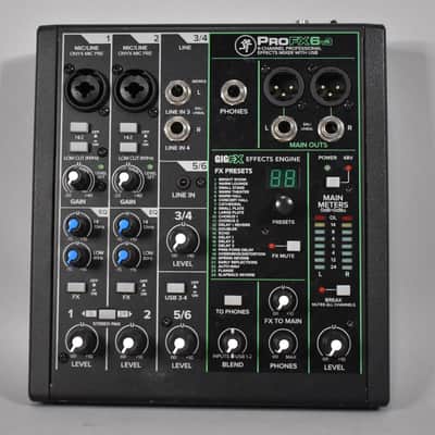 Mackie ProFX6v3 6-Channel Analog Mixer with Onyx Mic Preamps, Effects and USB image 2