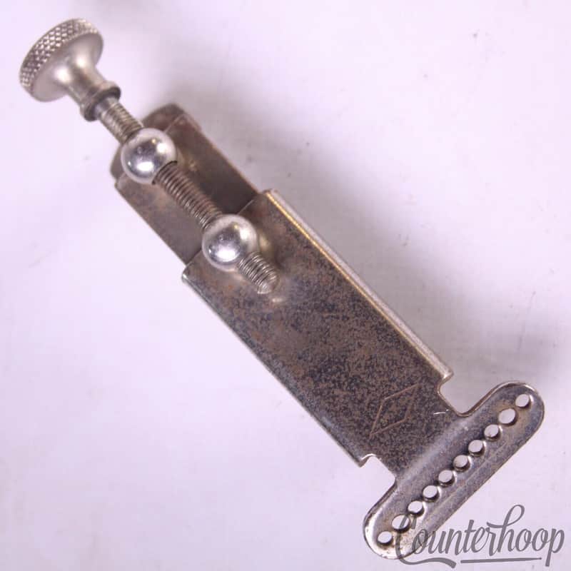 *Ludwig WFL Snare Drum Strainer Nickel Vintage 40s Diamond Logo Marching/Parade* image 1