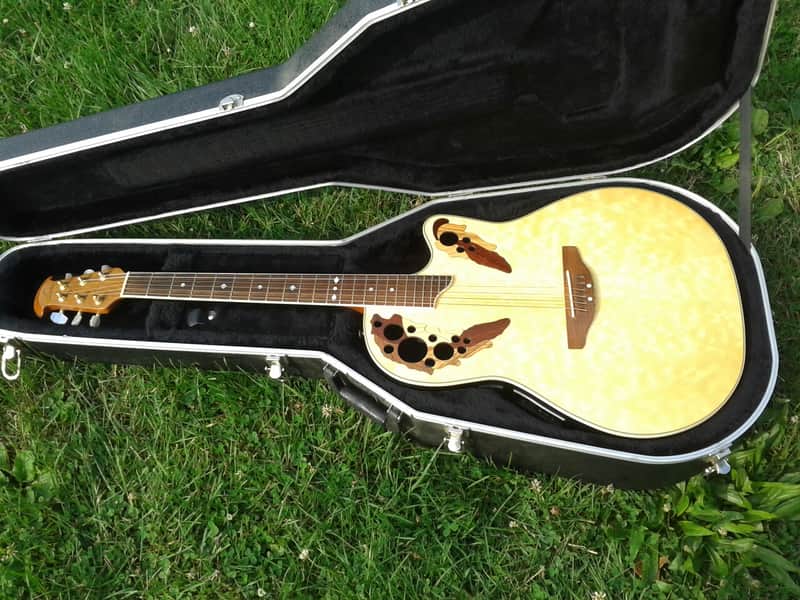 Ovation CP247 Celebrity Deluxe Quilted Maple Acoustic/Electric