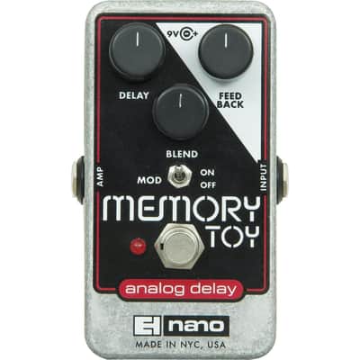 Electro-Harmonix Memory Toy Analog Delay with Modulation Pedal – Brand New image 1