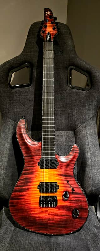 Mayones Regius Core Ryan Siew RSI6 5A QM TOP - 2025 - Lava Burst - As New! image 1