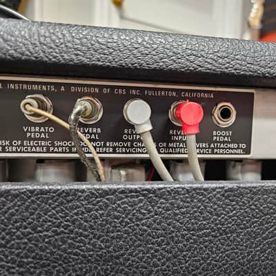 Rivera Era Fender Deluxe Reverb 1981 - Black image 14